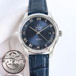 Omega De Ville 8500 Movement 41MM Sapphire Glass Blue Dial Men Mechanical Watch